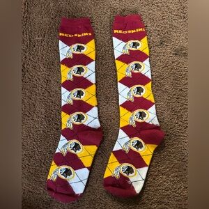 Vintage redskins tube socks.